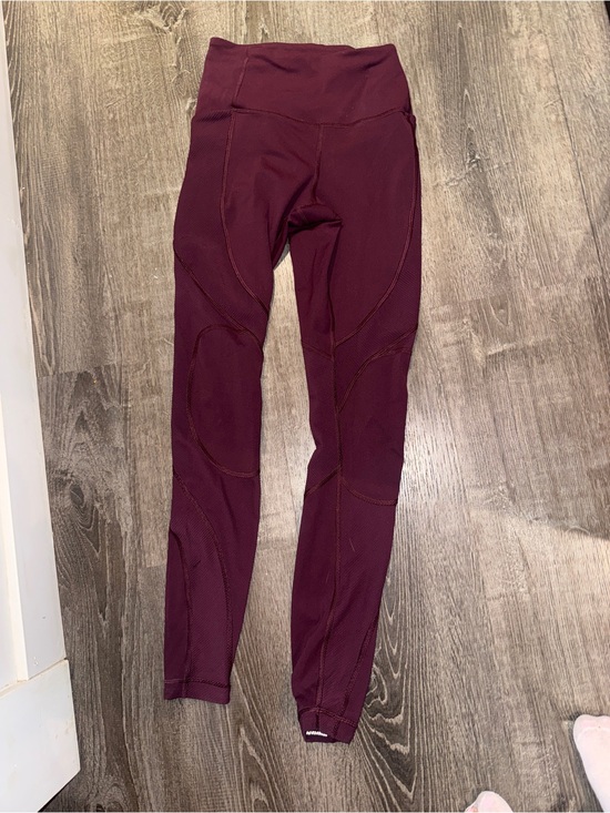 lululemon athletica Pants - lululemon athletica Maroon High-Waist Performance Leggings